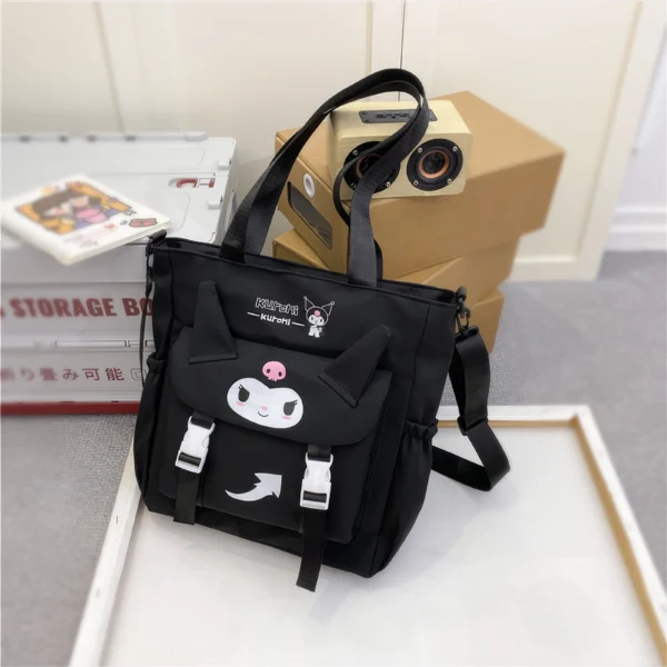 Kuromi-Inspired Shoulder Bag – Kawaii Meets Practicality